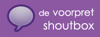 Onze enige echte voor- en napret shoutbox